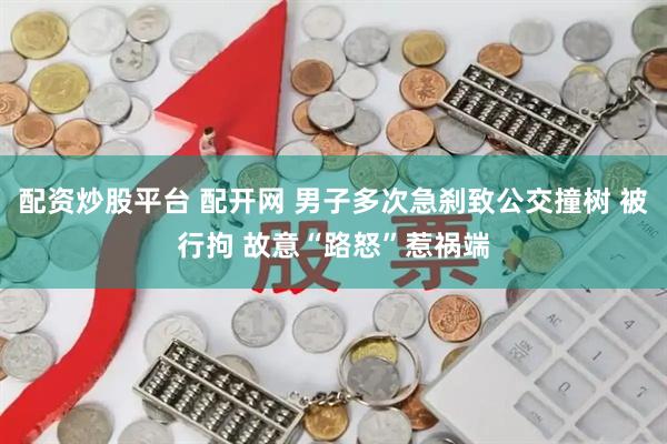 配资炒股平台 配开网 男子多次急刹致公交撞树 被行拘 故意“路怒”惹祸端